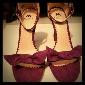 Madison Suede Strappy Heels